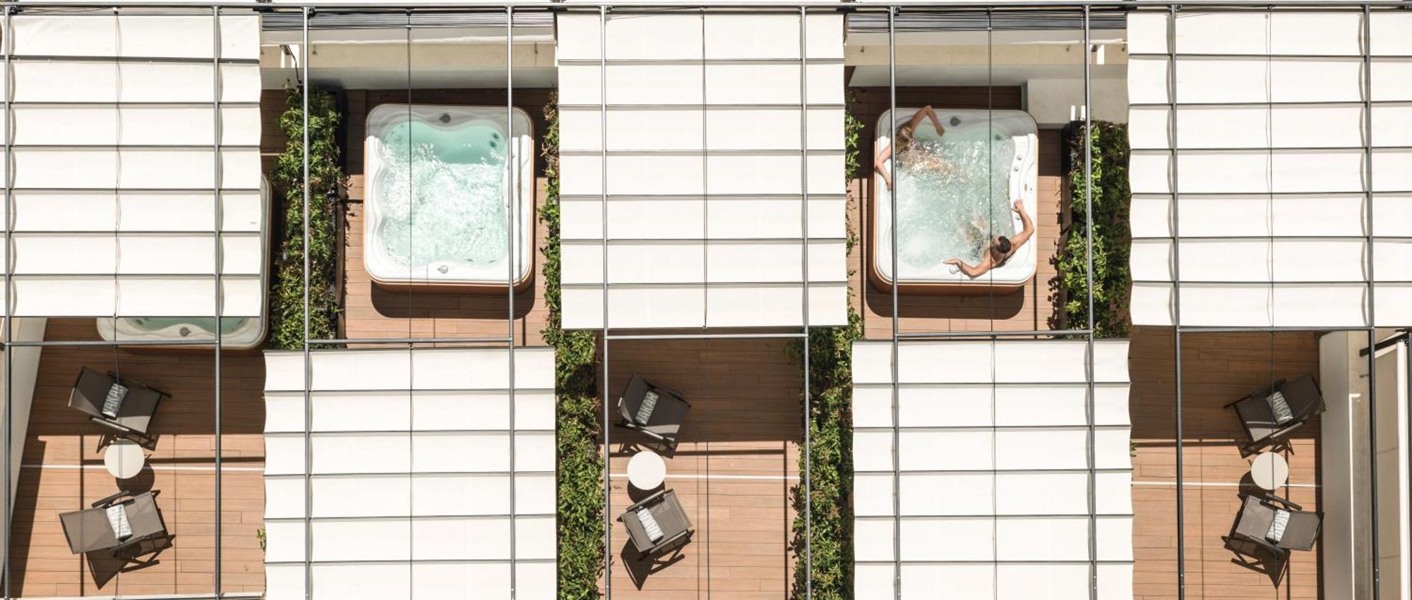 Deluxe Double or Twin Room Spa Bath Patio